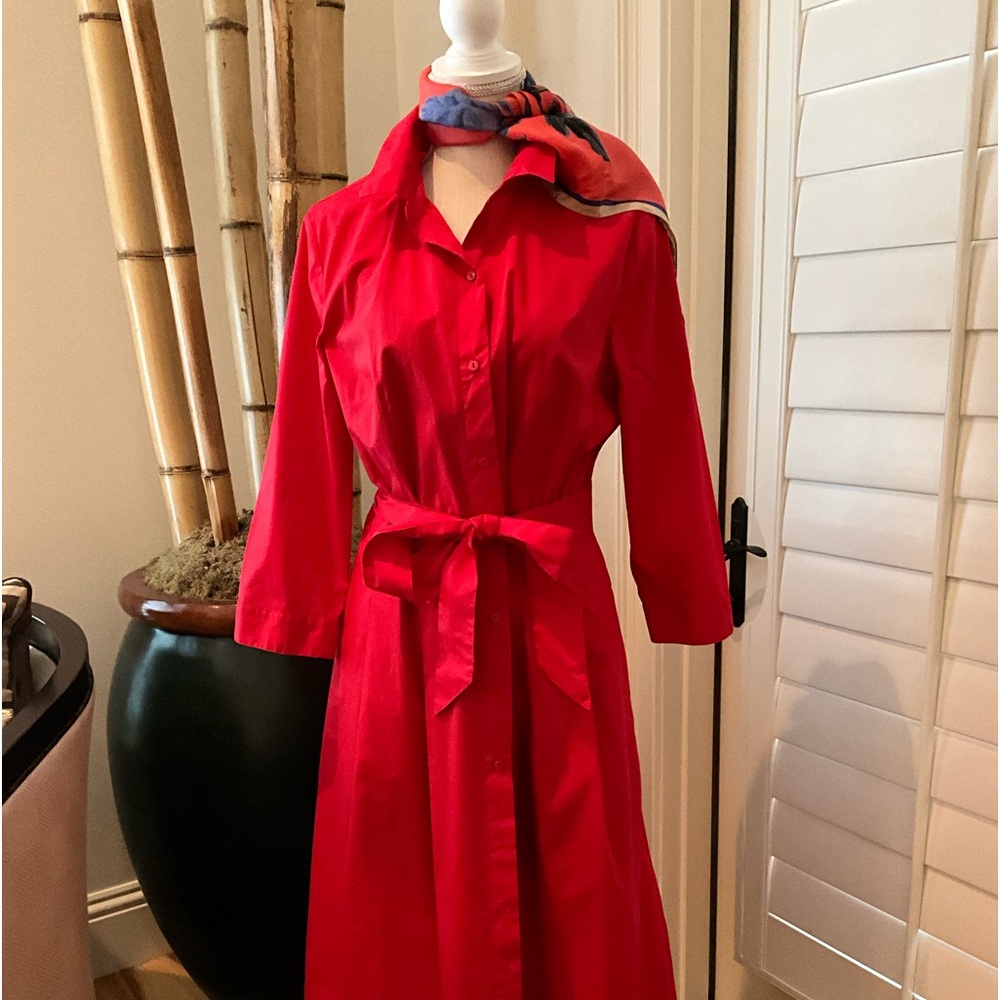 Talbots 3/4 Sleeve Shirt Dress - NWOT